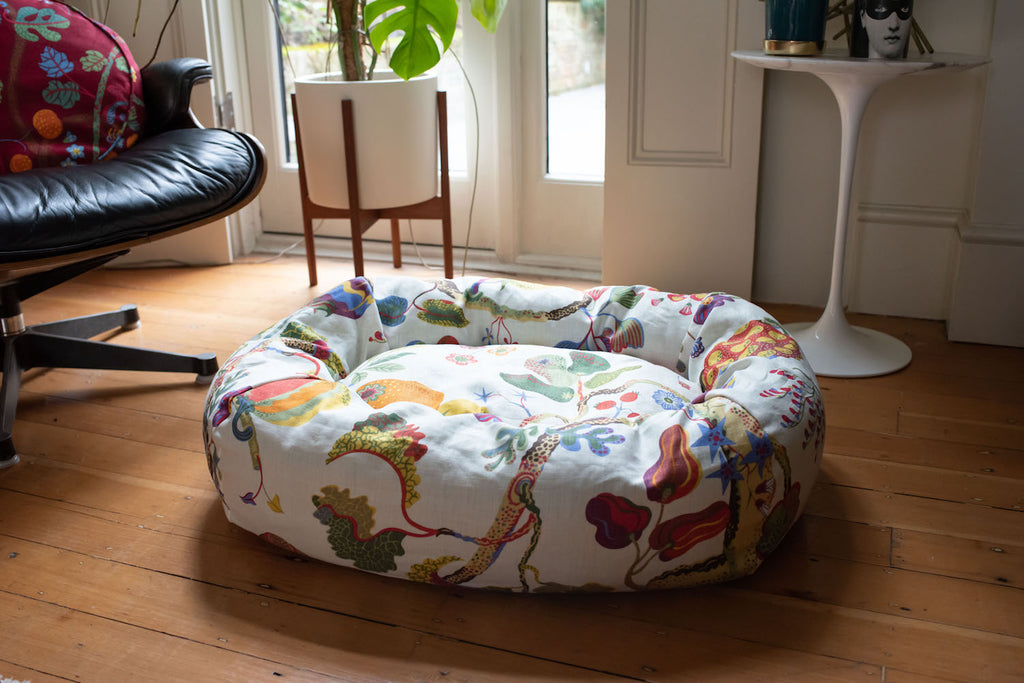 MAKE YOUR OWN DOG BED (WELL, YOU CHOOSE THE BEST DOG BED SLEEP SURFACE MATERIAL TO MATCH YOUR SOFA AND WE MAKE A UNIQUE AND PERFECT DOG BED FOR YOU BOTH)