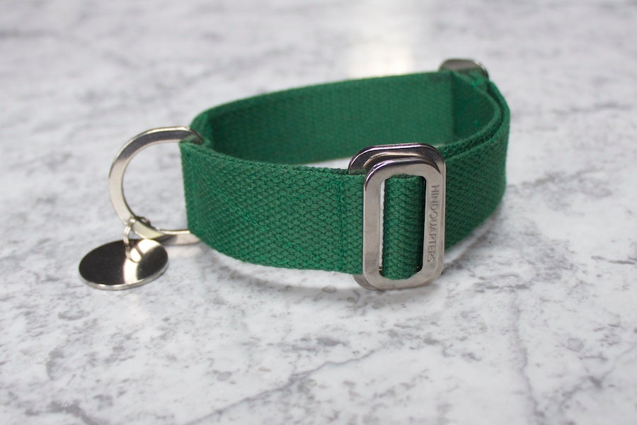 green dog collar